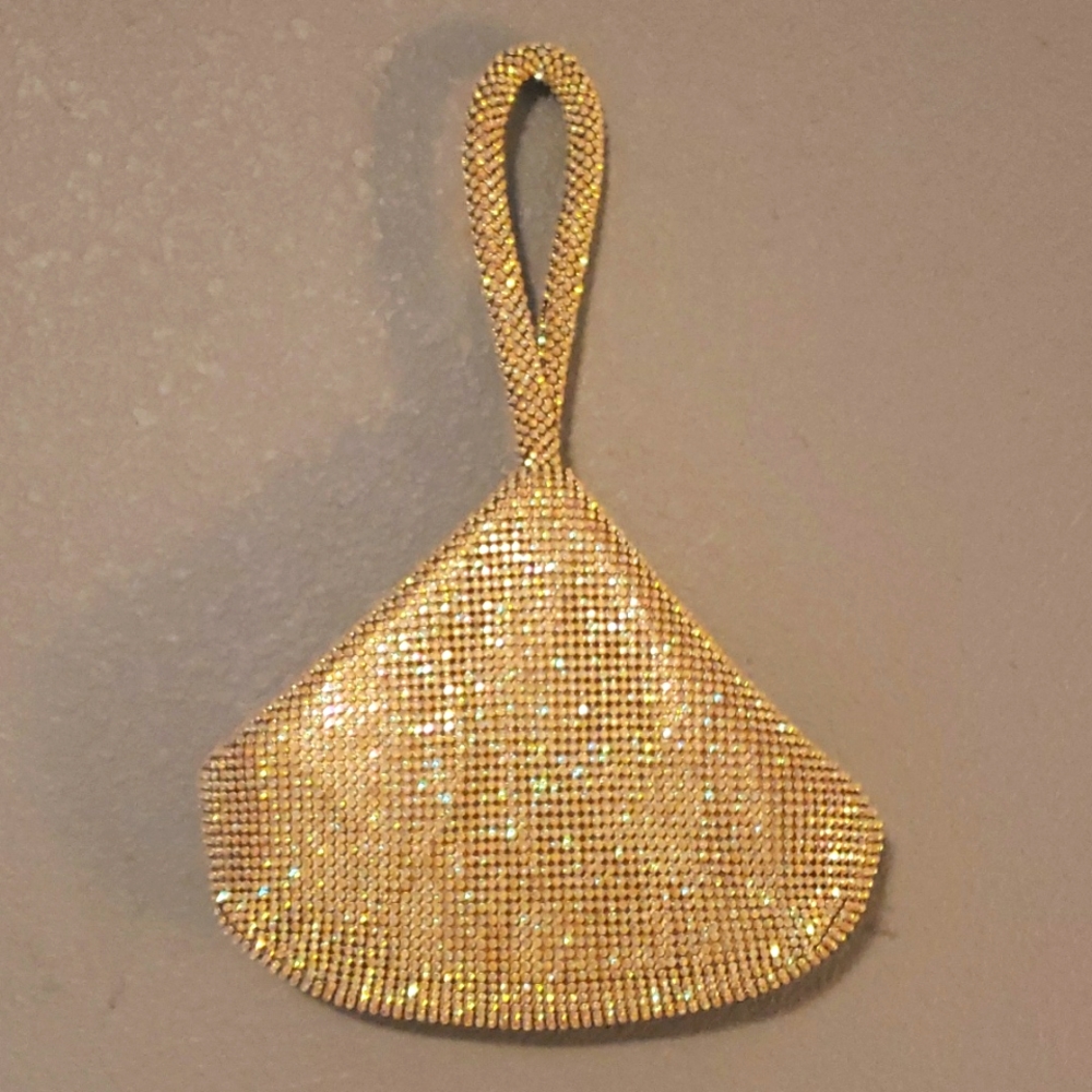 Blush pochette/clutch rhinestone